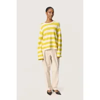 SOAKED IN LUXURY Strickpullover Gelb S