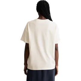 Marc O'Polo Marc OߴPolo DENIM Damen, T-Shirt mit Rundhalsausschnitt regular fit, weiß, silky White), S - S