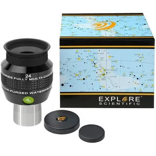 Explore Scientific 68° Ar Okular 24mm (1,25") mit EMD-Mehrschichtvergütung und Argonfüllung