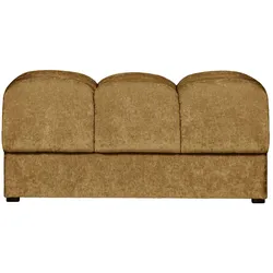 Hocker Date aus Webstoff, Gold