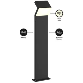 ARCCHIO Havin LED-Wegeleuchte dunkelgrau