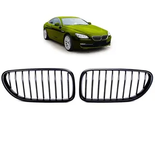 Set Kühlergrill für BMW 6er F12 F13 passend Schwarz Matt auch M M6
