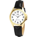 Q&Q QA07J104Y Lederimitationsarmband 0 mm QA07J104Y