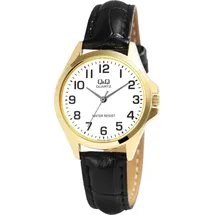 Q&Q QA07J104Y Lederimitationsarmband 0 mm QA07J104Y