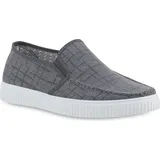 VAN HILL Herren Slip Ons in Grau