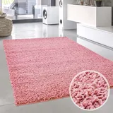 Carpet City Hochflor-Teppich Pastell Shaggy300«, rechteckig, 30 mm Höhe, Shaggy Hochflor Teppich, Uni Farben, Weich