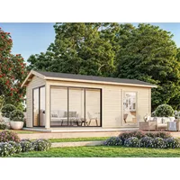 Palmako Gartenhaus Amanda 17,1 m2 Slide Plus- 44 mm