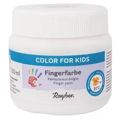 Rayher Fingerfarbe weiß 150,0 ml