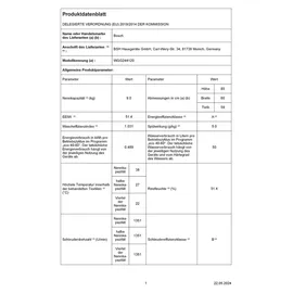 Bosch Serie 6 WGG244120 Waschmaschine (9 kg, 1400 U/min)