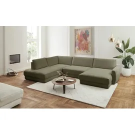 Lounge Collection Wohnlandschaft Chenille 3-Sitzer Beige
