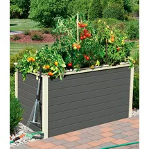 Karibu Hochbeet 1 133 x 69 x 82 cm terragrau