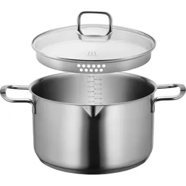 Mäser Sanvito, Pfanne + Kochtopf, Silber