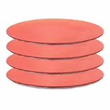 Koziol Club Plate Teller 26 cm rot 4er Set