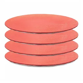 Koziol Club Plate Teller 26 cm rot 4er Set