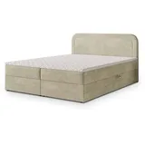 masseno Boxbett 160 x 200 cm Gelb