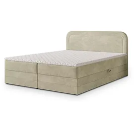 masseno Boxbett 160 x 200 cm Gelb