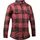John Doe Hemd Schwarz/Rot XS