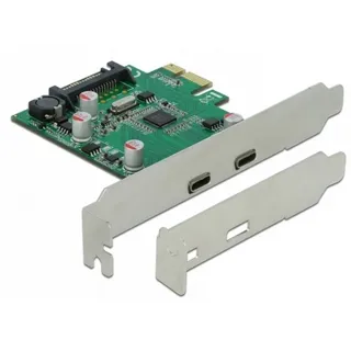 DeLock PCI Express x1 Karte zu 2 x extern USB 3.2 Gen 1)
