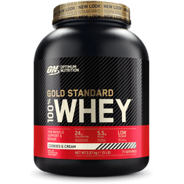 Optimum Nutrition Gold Standard 100% Whey Cookies & Cream Pulver 2270 g