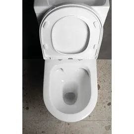 a&n&a aQualine JALTA HYGIE WC-Kombi mit WC-Sitz Weiß