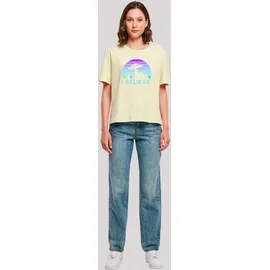 F4NT4STIC I BELIEVE UFO Alien Raumschiff Retro in softyellow | Gr.: XS