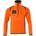 Fleecepullover mit kurzem Reißverschluss Microfleecejacke 4XL hi-vis orange/schwarzblau
