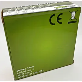 ChiliTec Bodeneinbaustrahler Edelstahl Ø 12 x 4 cm Solar inkl. Dämmerungssensor Weiß