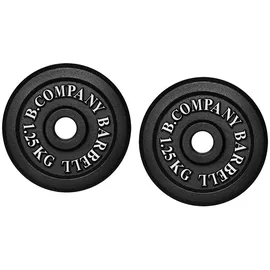 AtHaus Hantelscheiben Gusseisen Hantelscheibe 2,5 kg (2 x 1,25 kg)