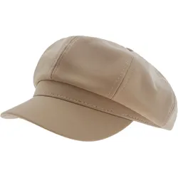 Baker-Boy-Mütze Ballon-Mütze Kopfbedeckung Sommer-Cap Schirm-Mütze 4606M K248137 Braun - One-Size