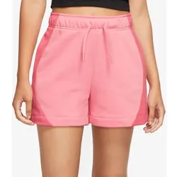 NIKE Damen Shorts W NSW AIR FLC MR SHORT, CORAL CHALK/SEA CORAL/CORAL CH, M