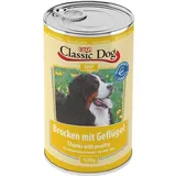 Classic Dog Brocken mit Geflügel 6 x 1250 g