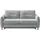 Home Affaire Schlafcouch Polyester 2-Sitzer Grau