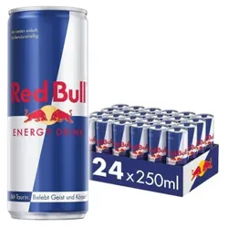 Red Bull Energydrink 250ml (Karton von 24. inkl. 6€ Pfand)