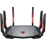 MSI RadiX AXE6600 WiFi 6E Tri-Band Gaming Router Schwarz