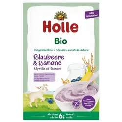 Holle Milchbrei Blaubeere und Banane aus Ziegenmilch bio