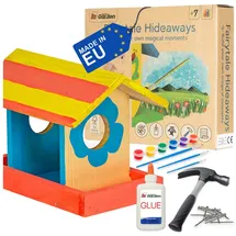 Ita Nistkasten Vogelfutterhaus DIY Bastelset zum Zusammenbauen und Bemalen, Bausatz zum Bauen und Malen für Kinder Bastelset für Jungen & Mädchen bunt Vogel Futterhaus BirdieBuffet