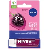 NIVEA Pflegende Lippenstift Blackberry Shine, 4,8g