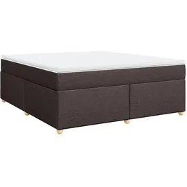 vidaXL Boxspringbett 180 x 200 cm Dunkelbraun