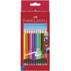 Faber-Castell (Schule) 12er-Pack Buntstifte »radierbar« braun