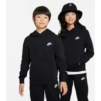 Nike Sportswear Club Fleece Hoodie Kinder Black/White XL