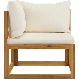 vidaXL Garten-Lounge-Set 7-tlg. creme Akazie