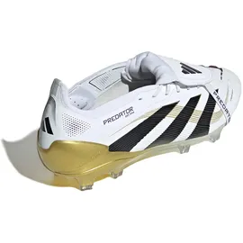 adidas Predator Elite Fold-over Tongue Fg Nockenschuhe, weiß, Größe 48 2⁄3