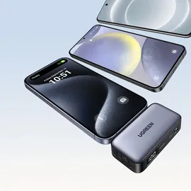 UGREEN 5000mah Power Bank With Built-In Usb-C Connector Powerbank - schwarz - 5000 mAh,