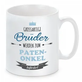 Herzbotschaft Kaffeetasse 0,3 l Weiß