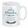 Herzbotschaft Kaffeetasse 0,3 l Weiß