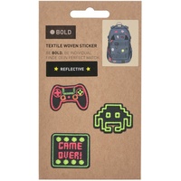 Lässig Bold Lässig Textilsticker selbstklebend (3 Stk.)/BOLD Match Textile Sticker Gaming