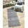 Carpet City In-& Outdoor Teppich - Läufer 80x250 cm - für Innen-& Außenbereich - Wetterfest Balkon-Teppich, Terrasse, Flur, Küche - Wohnzimmer-Teppiche - Hochtief/ 3D-Effekt - Ethno-Look in Anthrazit