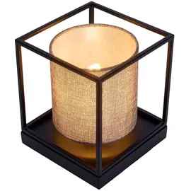 NÄVE Tischlampe Grau Schwarz