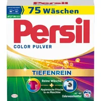 Persil Color Pulver 75 WL Colorwaschmittel (Vorratsgröße, [1-St. Waschpulver mit Tiefenrein Technologie)