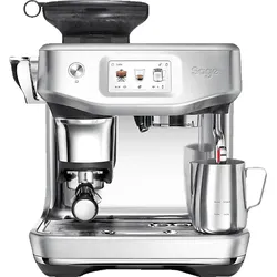 SAGE SES881BSS4FEU1 the Barista TouchTM Impress Espressomaschine Gebürstetes Edelstahlgrau